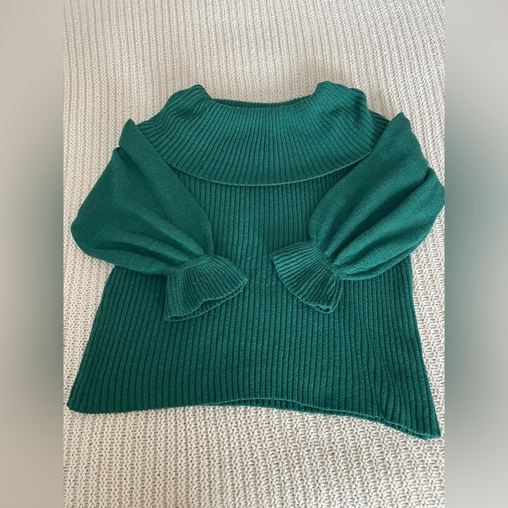 NWOT SHEIN Curve Emerald Green Women's Sweater